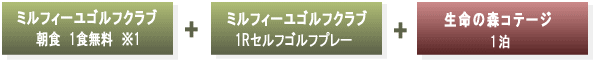 宿泊パックに含まれるもの