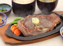 牛リブアイ ステーキ膳